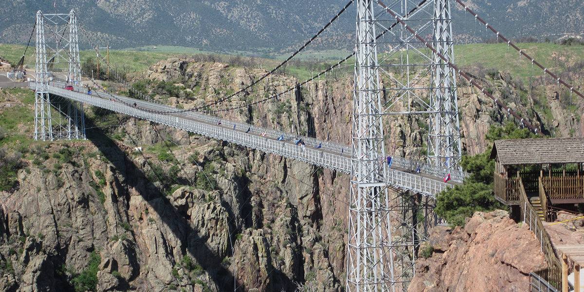 Royal Gorge Suspension Bridge – 980ft up!